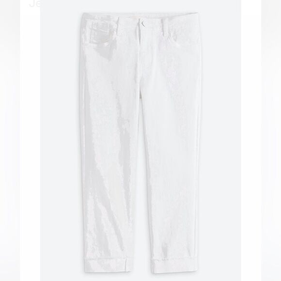 KUT FROM THE KLOTH
Amy Frayed Hem Crop Straight Leg Jean White 6 Stitch Fix Nwt - Picture 4 of 6
